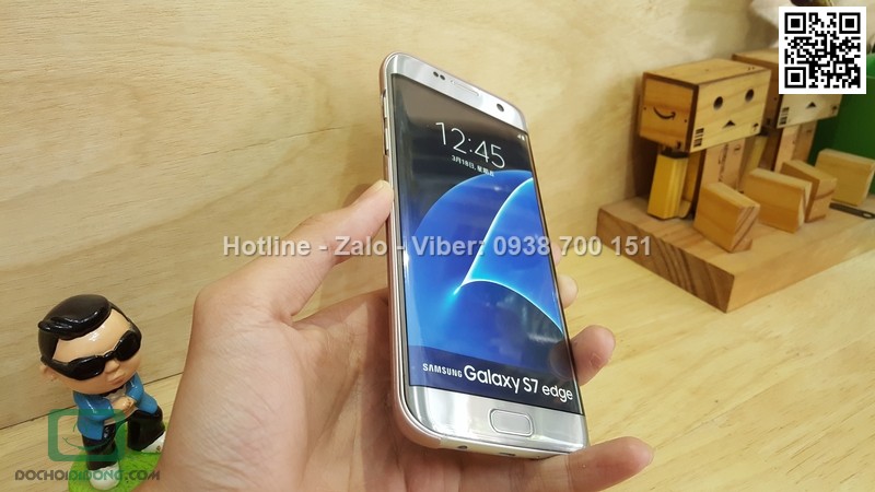 Ốp lưng Samsung Galaxy S7 Edge Loopee lưng lưới chống nóng