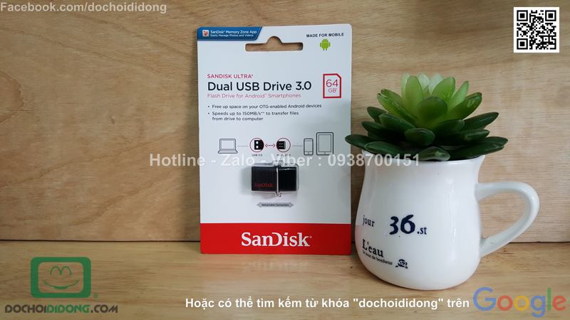 USB OTG Sandisk Ultra 3.0 64GB