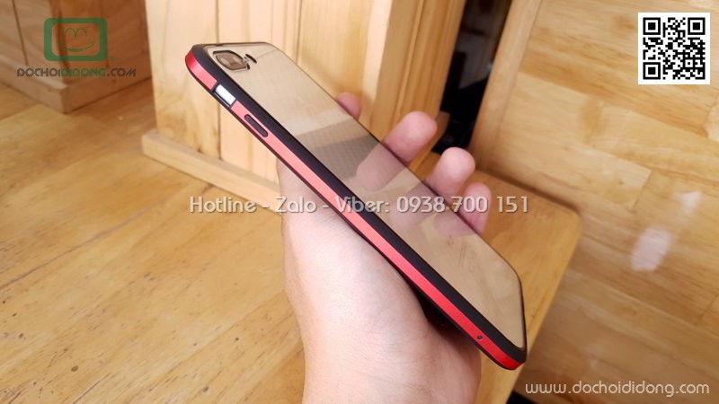 Ốp lưng iPhone 7 8 Plus Sulada lưng kính trong viền màu