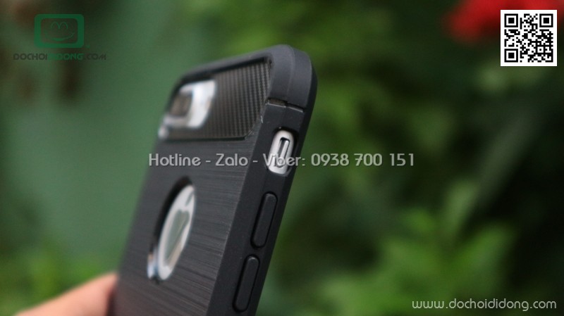 Ốp lưng iPhone 8 Plus Likgus chống sốc vân kim loại