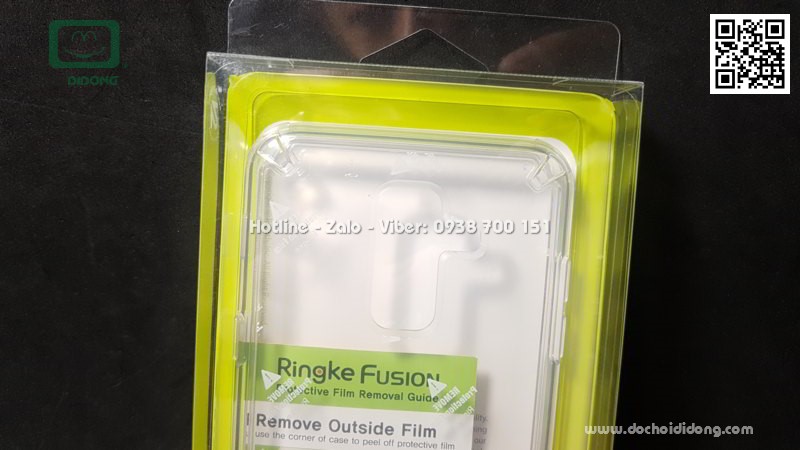 Ốp lưng Samsung A6 Plus 2018 Ringke Fusion