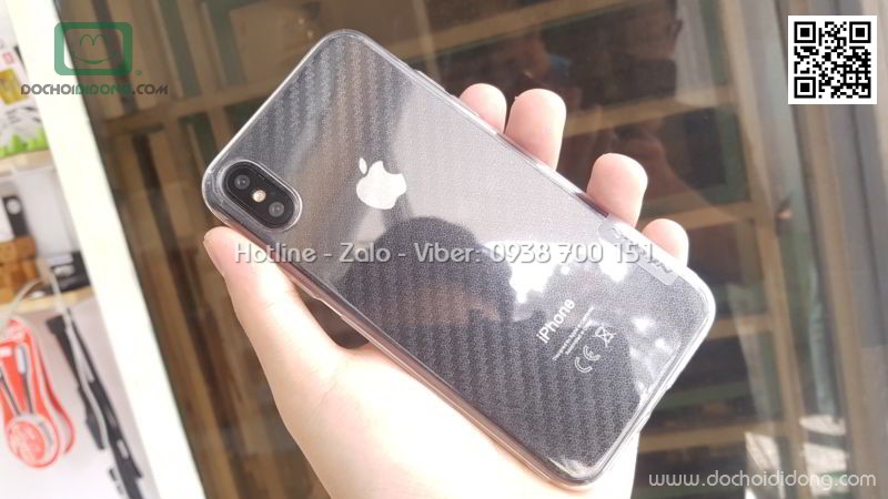 Ốp lưng iPhone XS Nillkin dẻo trong siêu mỏng