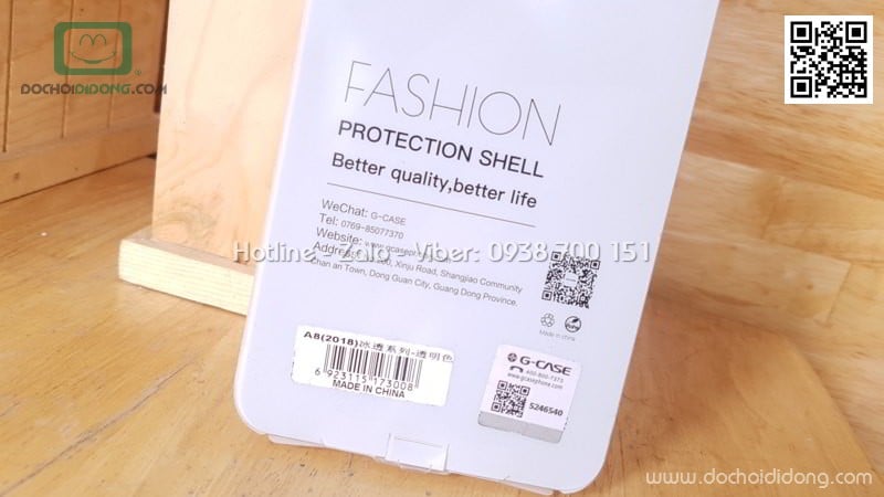 Ốp lưng Samsung A8 2018 G-Case Cool Series dẻo trong