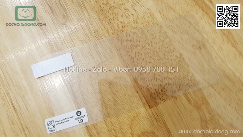 Miếng dán cường lực full màn hình iPhone X Autobot 0.26mm 9H kèm dán sau