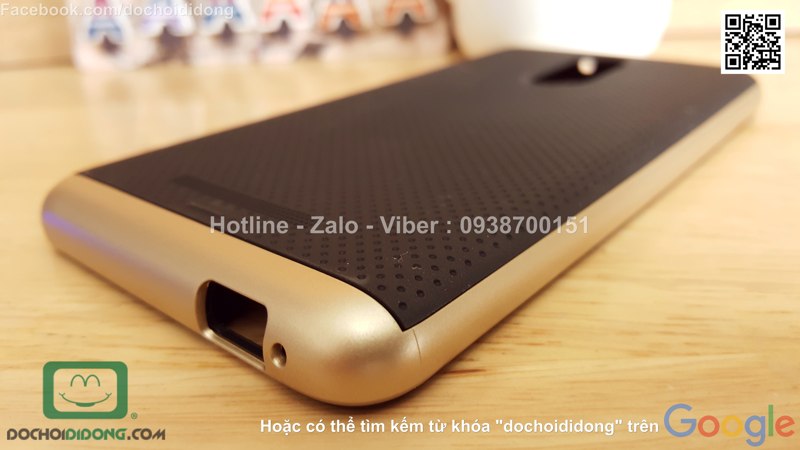 Ốp lưng Xiaomi Redmi Note 3 Ipaky chống sốc