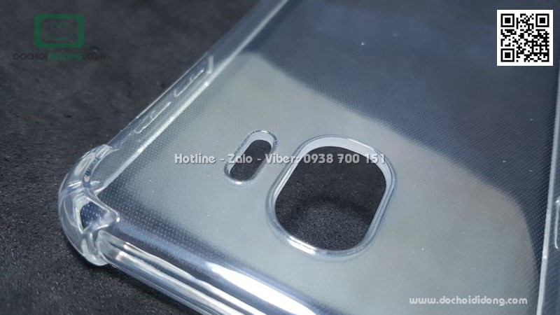 Ốp lưng Samsung J4 Zacase dẻo trong viền màu chống sốc