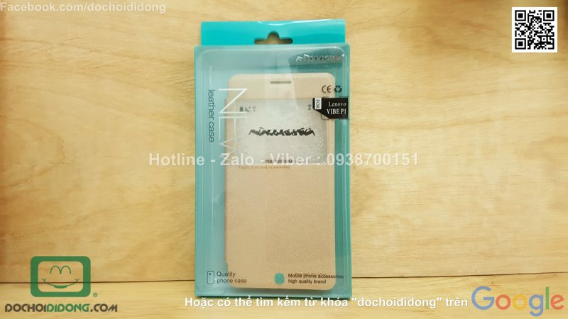 Bao da Lenovo Vibe P1 Nillkin Sparkle