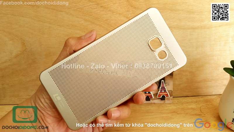 Ốp lưng Samsung Galaxy A7 2016 Loopee lưng lưới chống nóng