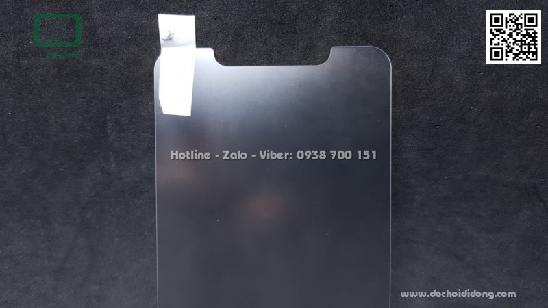 Miếng dán cường lực iPhone XS Max Zacase chống vân tay nhám mờ