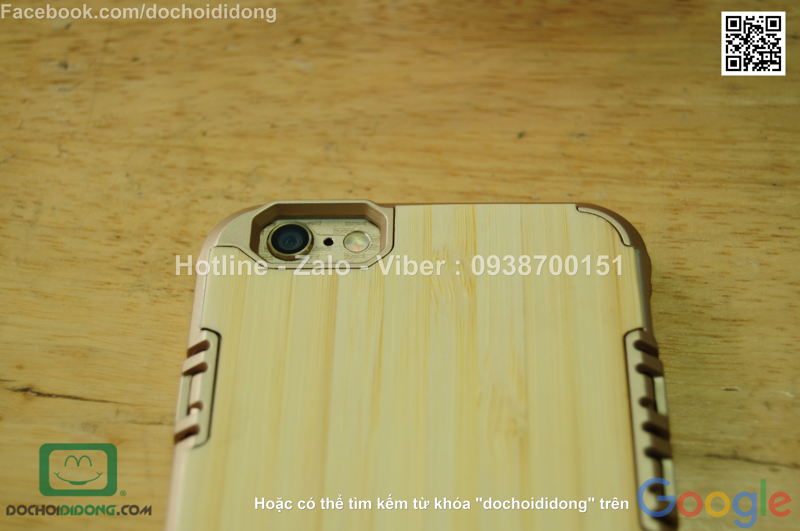Ốp lưng iPhone 6 6S Nillkin giả gỗ
