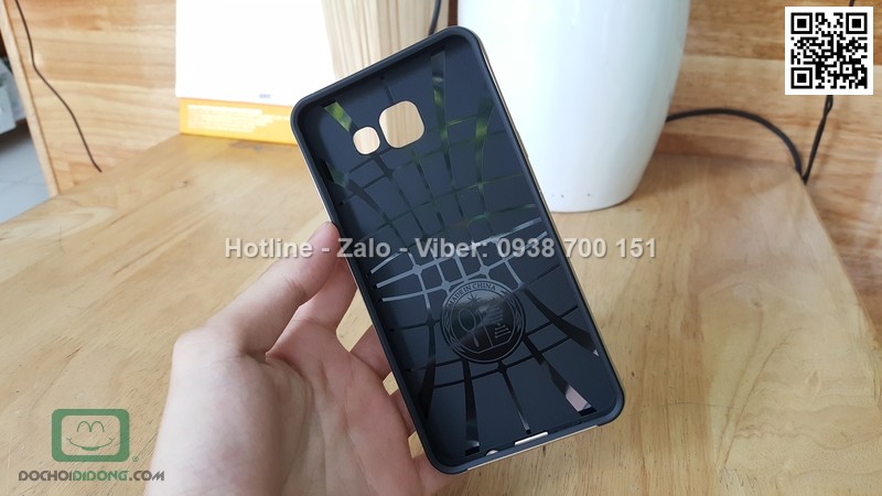 Ốp lưng Samsung Galaxy A5 2016 Likgus chống sốc vân carbon