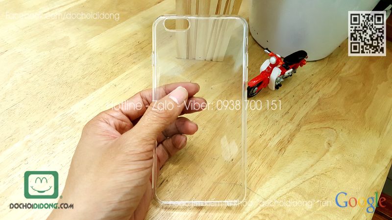 Ốp lưng iPhone 6 6s Plus Ou dẻo trong siêu mỏng