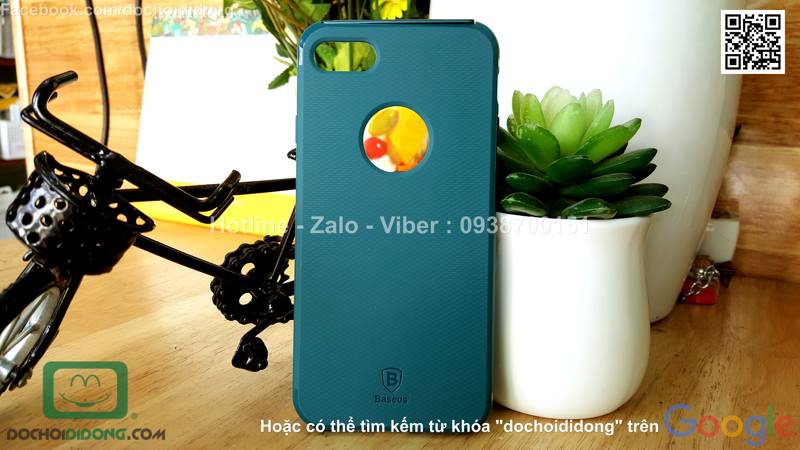 Ốp lưng iPhone 7 Baseus chống lưng nam châm