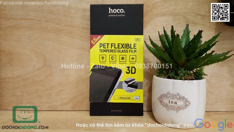 Miếng dán cường lực iPhone 6 6s Hoco full màn hình