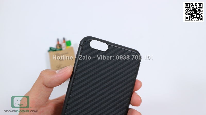 Ốp lưng iPhone 6 6s Nillkin carbon