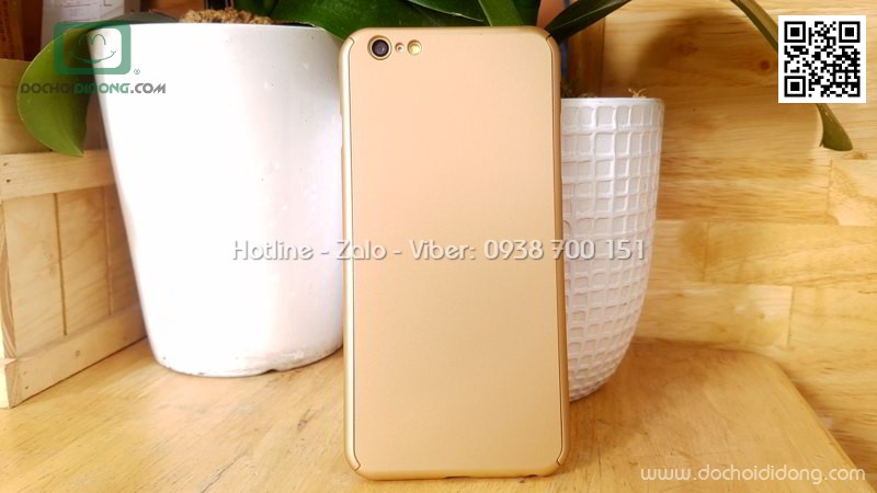 Ốp lưng iPhone 6 6S Plus Likgus bảo vệ 360 độ có kính cường lực