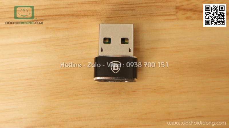 Đầu chuyển Type C sang USB Baseus