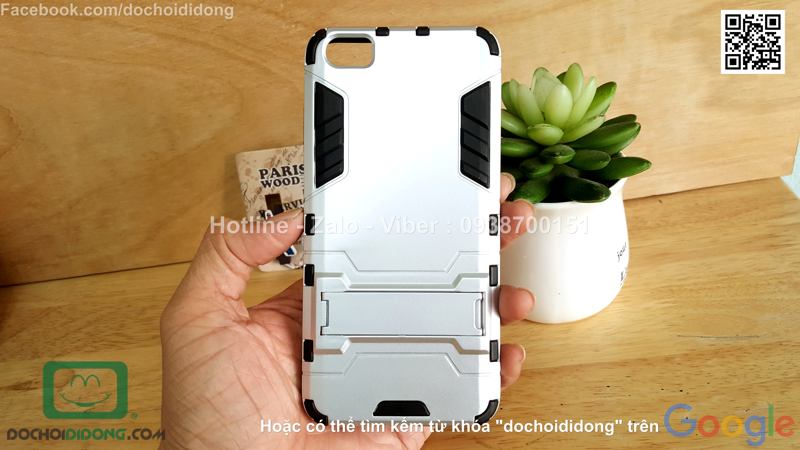 Ốp lưng Xiaomi Mi5 Iron Man chống sốc có chống lưng