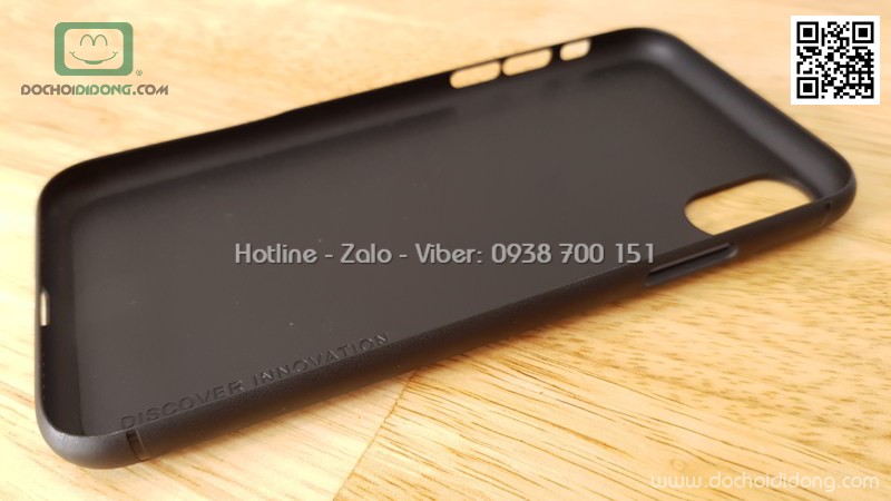 Ốp lưng iPhone X Nillkin carbon