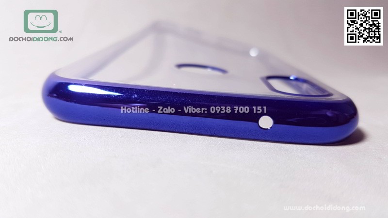 Ốp lưng Huawei Nova 3e Zacase dẻo trong viền màu chống sốc