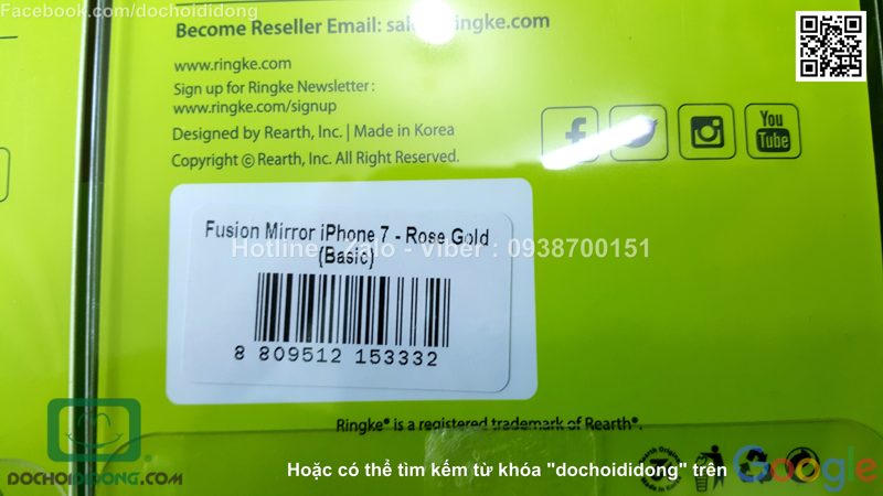 Ốp lưng iPhone 7 Ringke Mirror