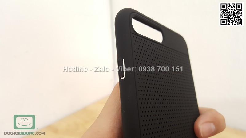 Ốp lưng iPhone 8 Plus Meephone lưng lưới chống nóng