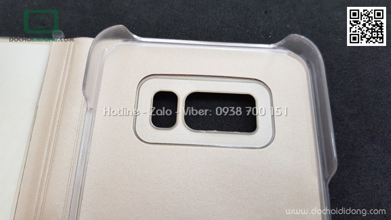 Bao da Clear View Samsung S8 Plus loại 1