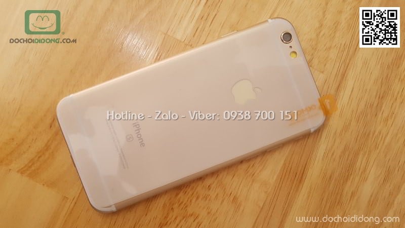 Miếng dán cường lực iPhone 6 6S OKmore 9H kèm dán sau