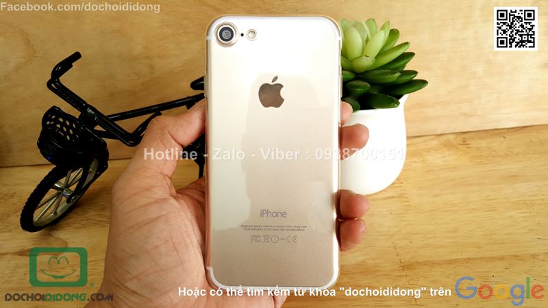 Ốp lưng iPhone 7 dẻo trong siêu mỏng