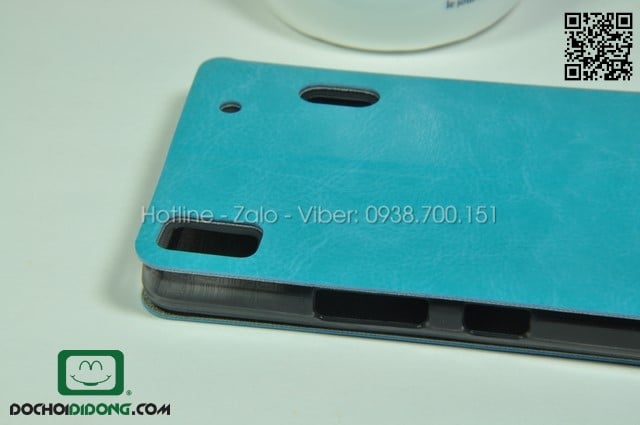 Bao da Lenovo A7000 ( K3 Note ) Mofi da trơn cao cấp