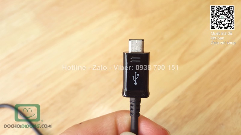 Cáp sạc microUSB Samsung 1m chính hãng