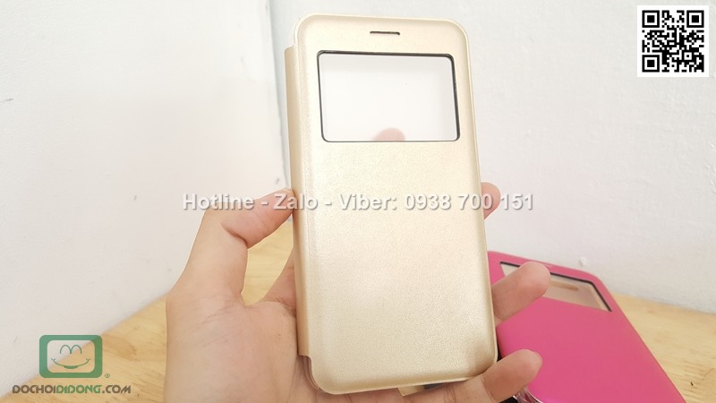 Bao da Oppo Neo 9s SView thời trang