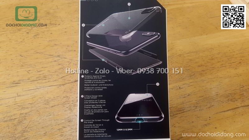 Ốp lưng iPhone X X-Doria Defense 360 độ