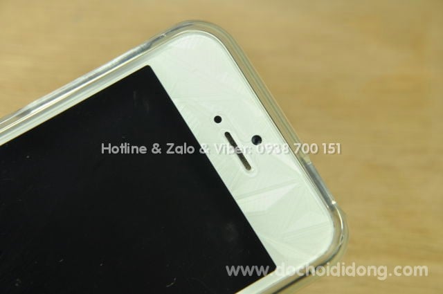 Ốp lưng iPhone 5 5S Coniponi Korea dẻo vân sần