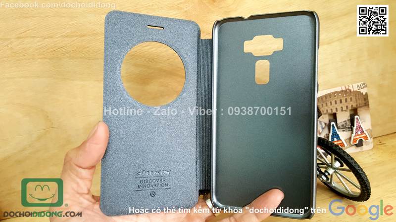 Bao da Asus Zenfone 3 ZE520KL 5.2 Inch Nillkin Sparkle