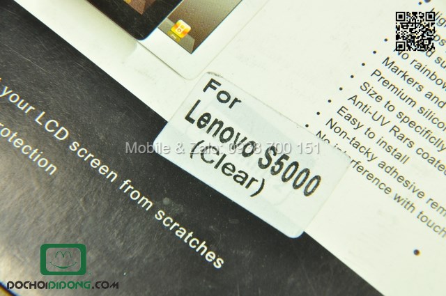 Miếng dán màn hình Lenovo S5000 loại trong