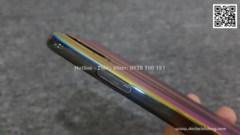 Ốp lưng iPhone XS Max Baseus Aurora lưng nhám đổi màu