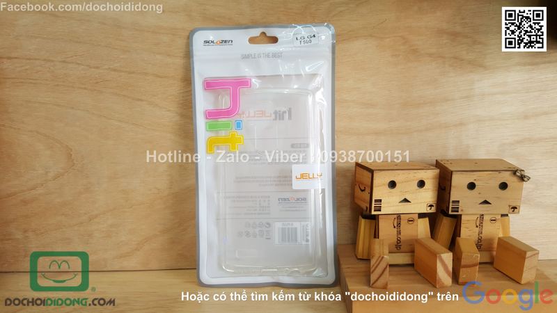 Ốp lưng Lg G4 Solozen dẻo trong cao cấp