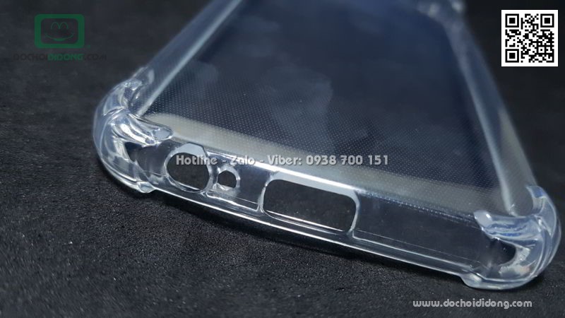 Ốp lưng Samsung J6 Zacase dẻo trong viền màu chống sốc