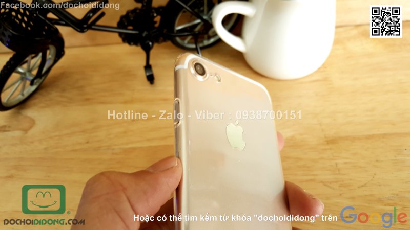 Ốp lưng iPhone 7 dẻo trong siêu mỏng