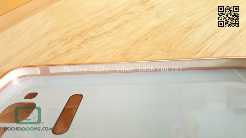 Ốp lưng Samsung Galaxy J7 viền nhôm lưng tráng gương