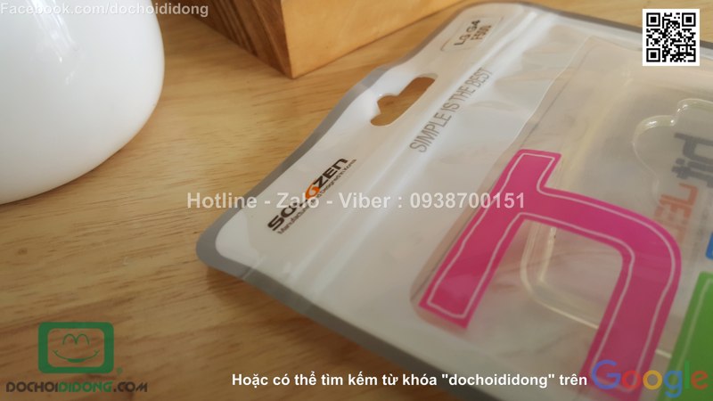 Ốp lưng Lg G4 Solozen dẻo trong cao cấp