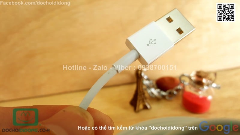 Cáp sạc Apple iPhone 8 Lightning chính hãng