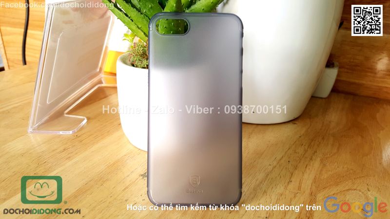 Ốp lưng iPhone 8 Baseus Slim Case