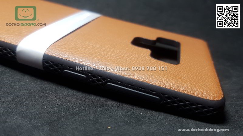 Ốp lưng Samsung Note 9 Nuoku Jazz 2 Series vân da