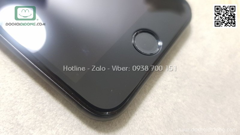 Miếng dán cường lực full màn hình iPhone 7 8 Plus 6D