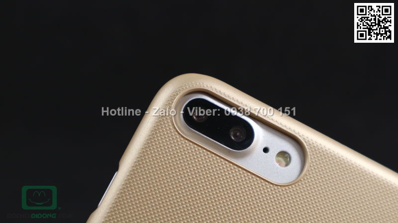 Ốp lưng iPhone 8 Plus Nillkin vân sần