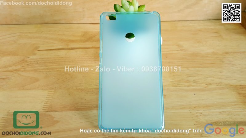 Ốp lưng Xiaomi Mi Max dẻo viền trong