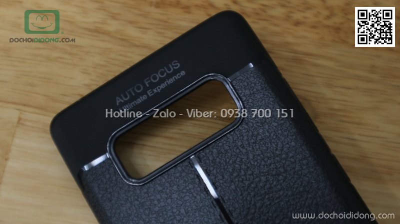 Ốp lưng Samsung Note 8 Auto Focus dẻo lưng da