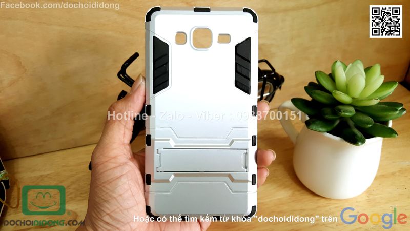 Ốp lưng Samsung Galaxy On7 Man chống sốc có chống lưng